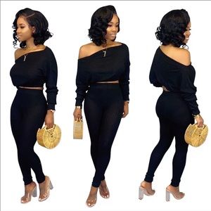 Beautiful 2 piece evening wear (Black)